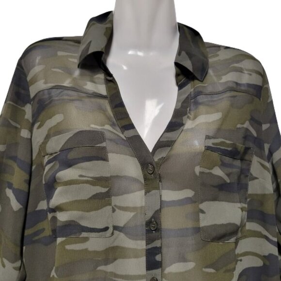 Camo Long Sleeve Top - Picture 3 of 4